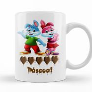 Baskı Dükkanı KB9930 Amor E Pascoa Porselen Kupa Bardak