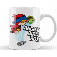Baskı Dükkanı KB9937 Angry Bird Box Porselen Kupa Bardak