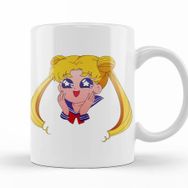 Baskı Dükkanı KB9961 Articles Sailor Moon Happy Transparent Porselen Kupa Bardak