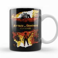 Baskı Dükkanı KB9996 Attack On Titan Attack On Dominus Porselen Kupa Bardak