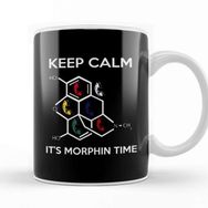 Baskı Dükkanı Keep Calm And Its Morphin Time Power Rangers Porselen Beyaz Kupa Bardak