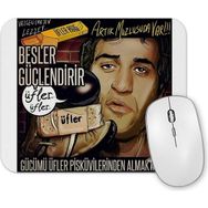 Baskı Dükkanı Kemal Sunal 100 Numaralı Adam Üfler Bisküvileri Mouse Pad