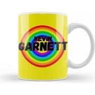 Baskı Dükkanı Kevin Garnett Basketball Gifts Vintage Retro Rainbow Quotes For Boys And Dad Porselen Beyaz Kupa Bardak