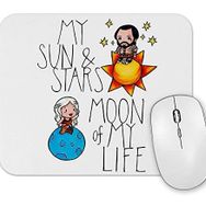 Baskı Dükkanı Khaleesi ve Khal Drogo Mouse Pad