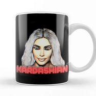 Baskı Dükkanı Kim Kardashian Porselen Beyaz Kupa Bardak