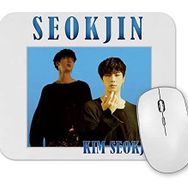 Baskı Dükkanı Kim Seokjin Vintage Bts Mouse Pad