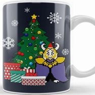 Baskı Dükkanı King Asgore Around The Christmas Tree Undertale Kupa
