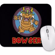 Baskı Dükkanı King Bowser Super Mario Classica Fanart Mouse Pad