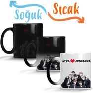 Baskı Dükkanı Kişiye Özel Bts 02 Sihirli Porselen Kupa