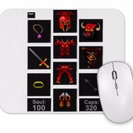 Baskı Dükkanı Knight Set Tibia Knight Set Mouse Pad