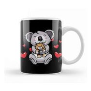 Baskı Dükkanı Koala Stuffed Animal Kawaii Heart Koala Bear Kupa