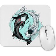Baskı Dükkanı Koi Balığı Yin ve Yang Mouse Pad