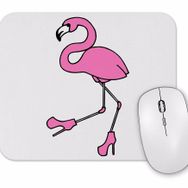 Baskı Dükkanı Komik Flamingo Mouse Pad