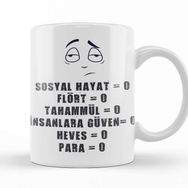 Baskı Dükkanı Komik Söz Sosyal Hayat Kupa