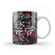 Baskı Dükkanı Kpop Fake Love Red Floral Kupa