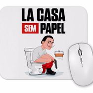 Baskı Dükkanı La Casa Sem Papel Mouse Pad