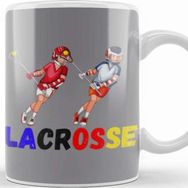 Baskı Dükkanı Lacrosse Girl Funny Lacrosse Kupa
