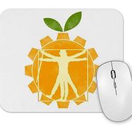 Baskı Dükkanı Laranja Mecanica Vitruviana Mouse Pad