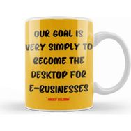 Baskı Dükkanı Larry Ellison Quotes Entrepreneurs Motivation Inspiration Success Work Gifts Kupa
