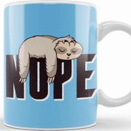 Baskı Dükkanı Lazy Sleepy Sloth Nope Nap Kupa