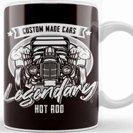 Baskı Dükkanı Legendary Hot Rod Classic Old Cars Automobile Muscle Car Kupa