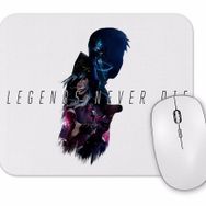 Baskı Dükkanı Legends Never Die Mouse Pad