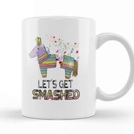 Baskı Dükkanı Let S Get Smashed Funny Pinata Pun Cinco De Mayo Kupa