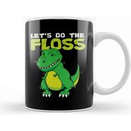 Baskı Dükkanı Let's Do The Floss Cute Dinosaur Flossing T Rex Kupa