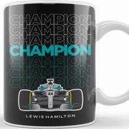 Baskı Dükkanı Lewis Hamilton Champion Kupa