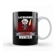 Baskı Dükkanı Licensed Zombie Hunter Skeleton Halloween Kupa