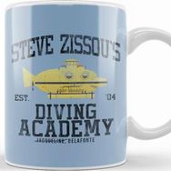 Baskı Dükkanı Life Aquatic Steve Zissous Submarine Driving Academy Kupa