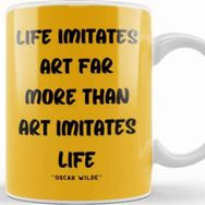 Baskı Dükkanı Life Quotes Style Lover Sayings Words Gifts Oscar Wilde Kupa