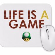 Baskı Dükkanı Lifes a Game Mario Mouse Pad