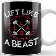 Baskı Dükkanı Lift Like A Beast Weightlifting Powerlifting Gym Kupa