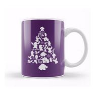 Baskı Dükkanı Lilo And Stitch Christmas Tree Silhouette Kupa