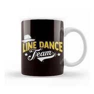 Baskı Dükkanı Line Dance Team Cowboy Hut Western Country Music Linedance Kupa