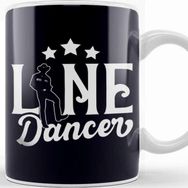 Baskı Dükkanı Line Dancer Choreographer Western Country Music Linedance Kupa