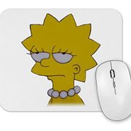Baskı Dükkanı Lisa Simpson Entediada Mouse Pad