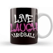 Baskı Dükkanı Live Handball Love Handballer Ball Sports Player Team Coach Kupa