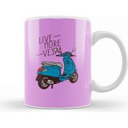 Baskı Dükkanı Live More Vespa 01 Kupa