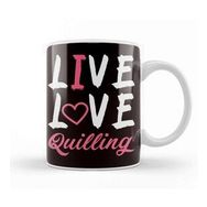 Baskı Dükkanı Live Quilling Love Paper Filigree Craftsman Crafting Artist Kupa
