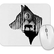 Baskı Dükkanı Lobo Natureza Mouse Pad
