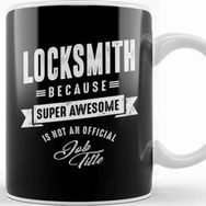 Baskı Dükkanı Locksmith Work Job Title Gift 01 Kupa