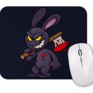 Baskı Dükkanı Looney Tunes Evil Bunny Cartoon Mouse Pad