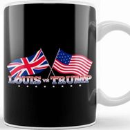 Baskı Dükkanı Louis Vs Trump Flags Donald Theroux Kupa