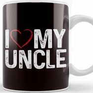 Baskı Dükkanı Love My Uncle Niece Nephew Aunt Family Father Mother Brother Kupa