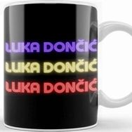 Baskı Dükkanı Luka Dončić Basketball Gifts Vntage Retro Rainbow Quotes For Boys And Dad Kupa