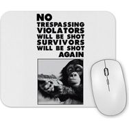 Baskı Dükkanı Macaco Atirador Branca Mouse Pad