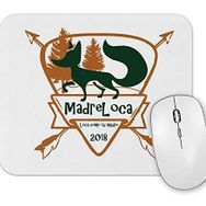 Baskı Dükkanı Madre Loca Escudo Mouse Pad