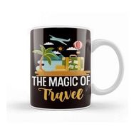 Baskı Dükkanı Magic Of Travel Wanderlust Blogger Traveler Nature Adventure Kupa